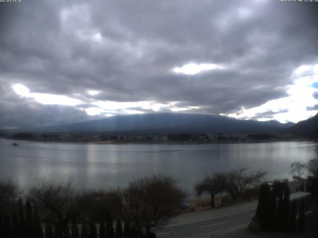 河口湖からの富士山