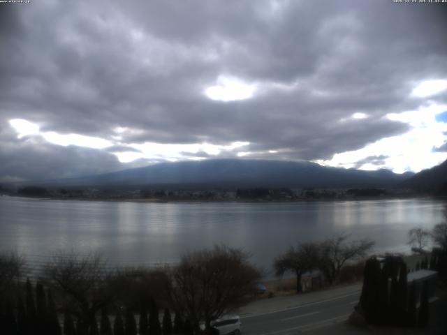 河口湖からの富士山
