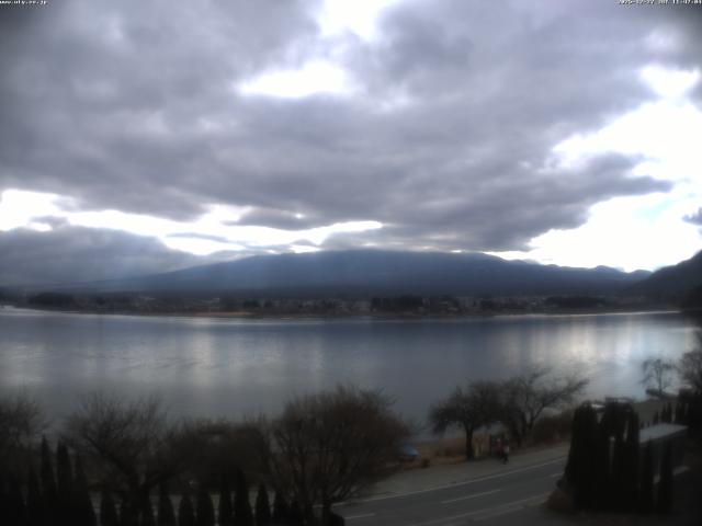 河口湖からの富士山