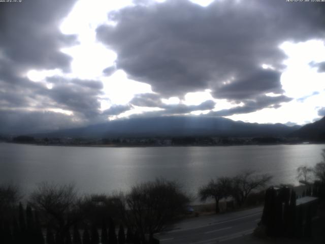 河口湖からの富士山