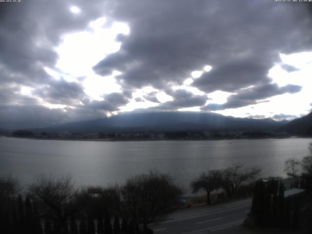 河口湖からの富士山