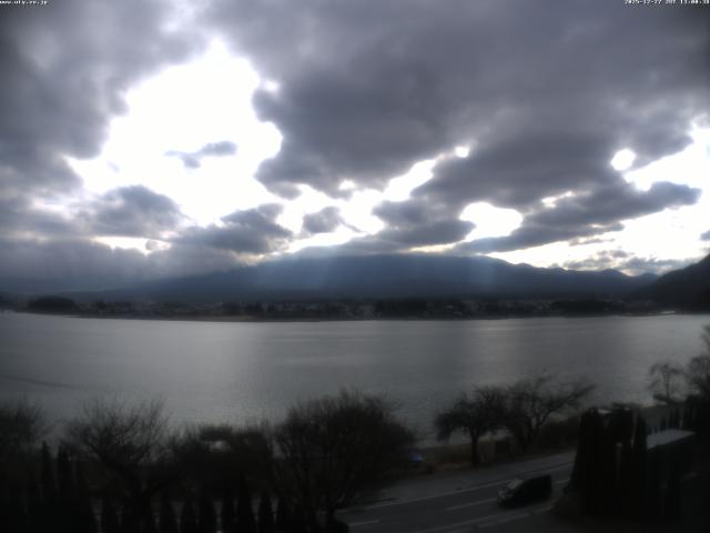 河口湖からの富士山