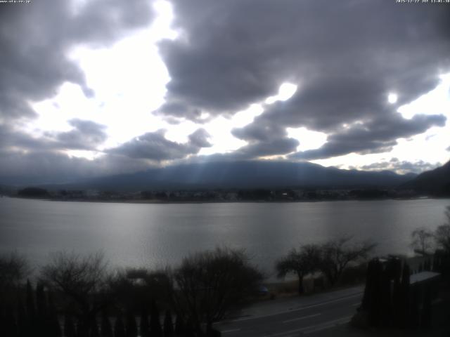 河口湖からの富士山