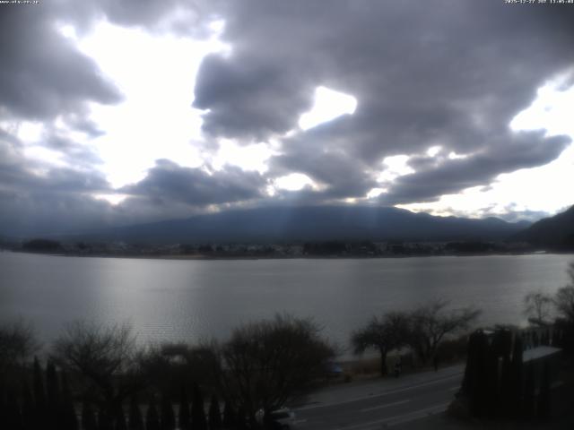 河口湖からの富士山