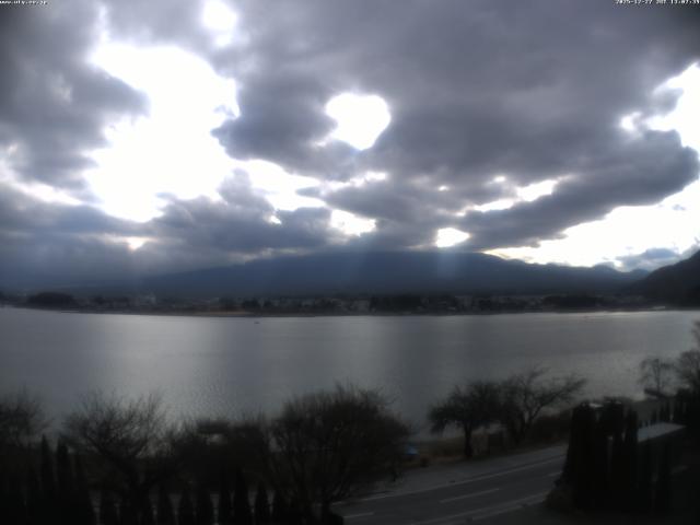河口湖からの富士山