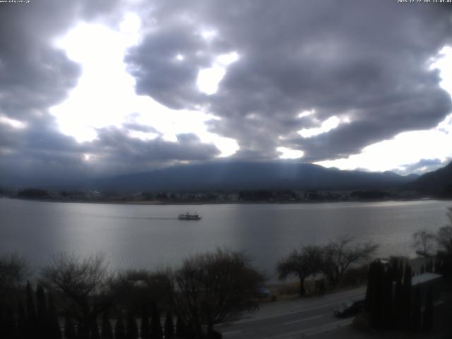 河口湖からの富士山