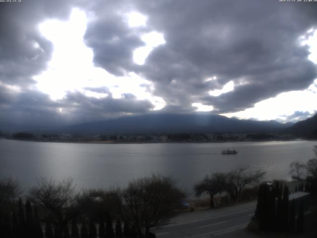 河口湖からの富士山