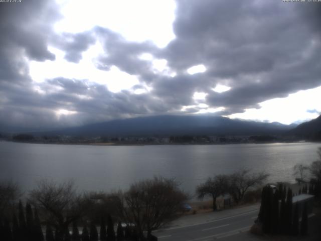河口湖からの富士山