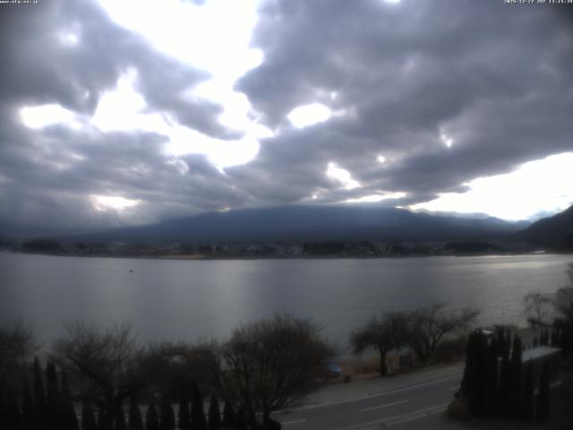 河口湖からの富士山