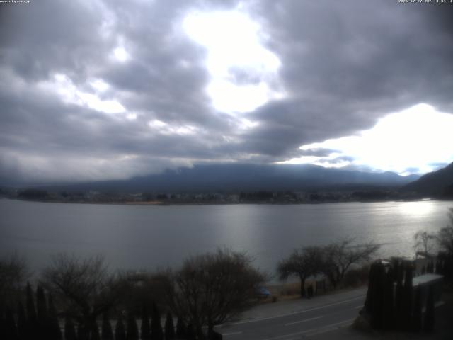 河口湖からの富士山