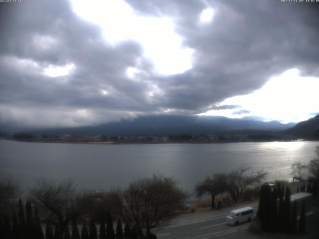 河口湖からの富士山