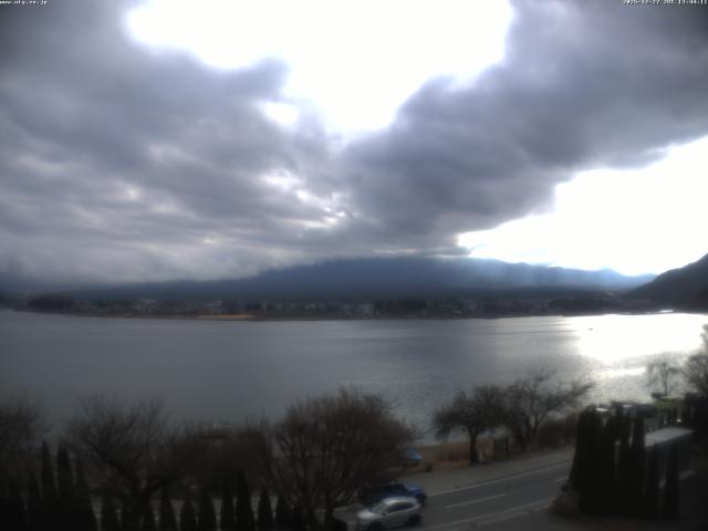 河口湖からの富士山