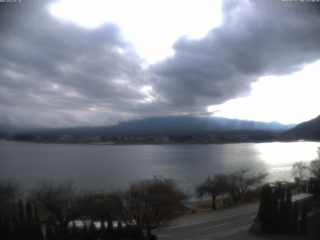 河口湖からの富士山