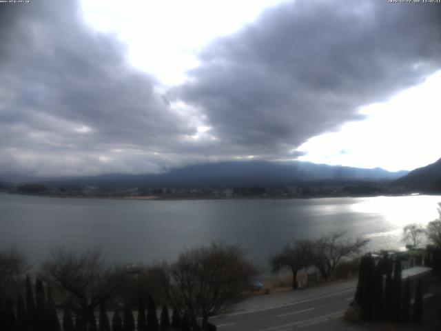 河口湖からの富士山