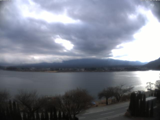 河口湖からの富士山