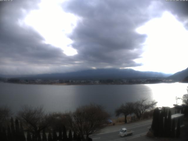 河口湖からの富士山