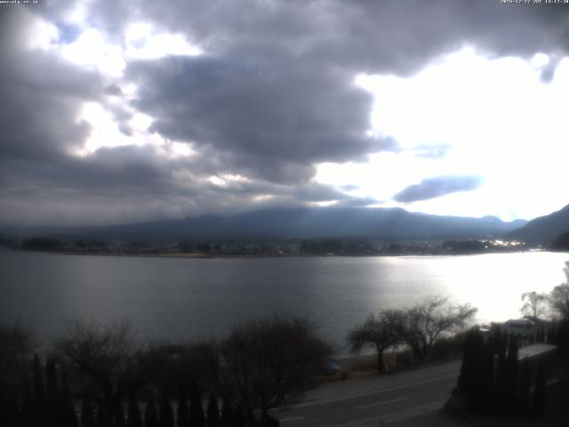 河口湖からの富士山