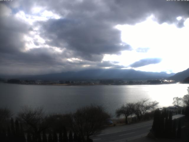 河口湖からの富士山