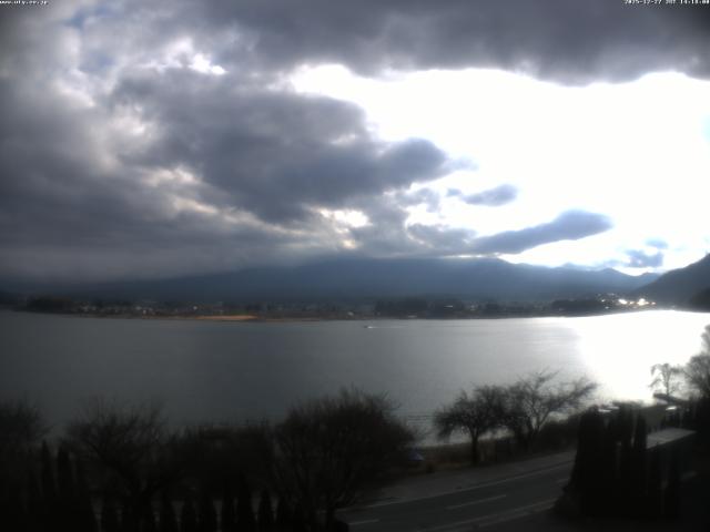 河口湖からの富士山
