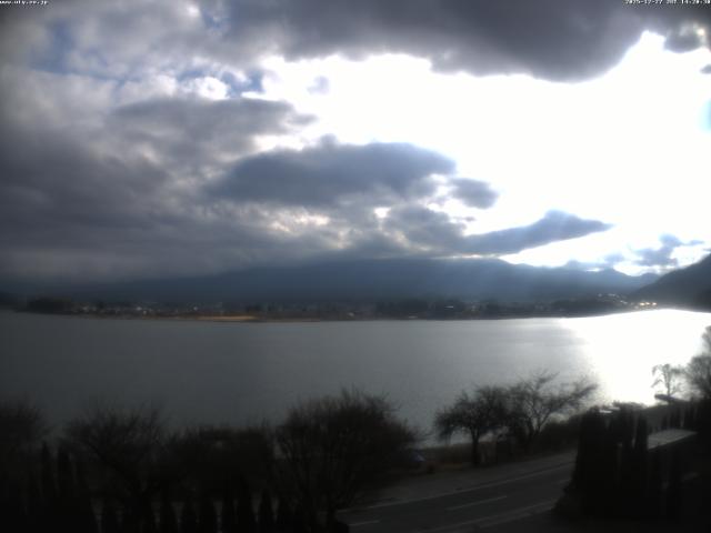 河口湖からの富士山