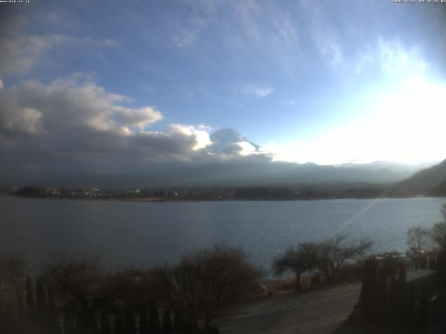 河口湖からの富士山
