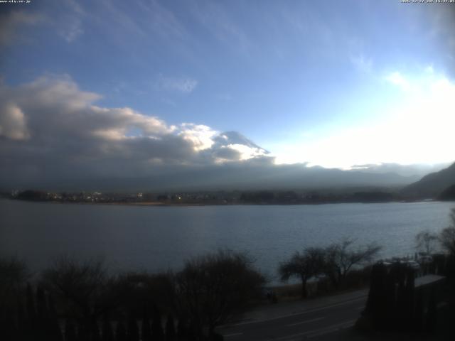 河口湖からの富士山