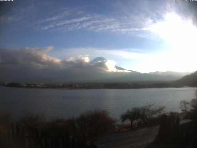 河口湖からの富士山