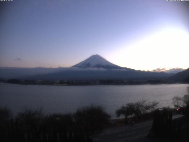 河口湖からの富士山