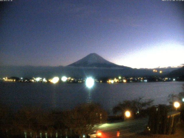 河口湖からの富士山