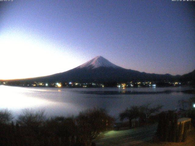 河口湖からの富士山