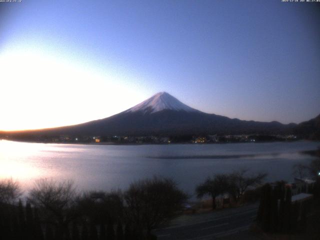 河口湖からの富士山