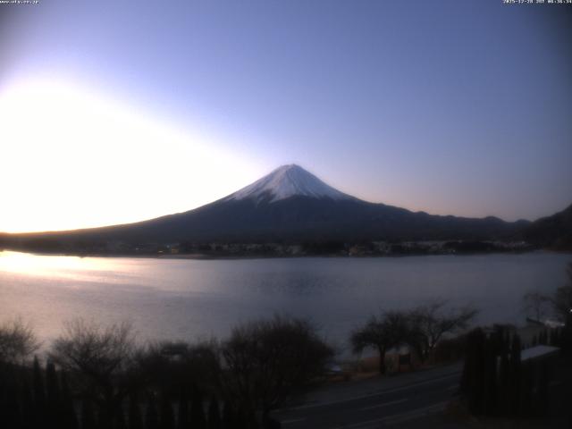 河口湖からの富士山