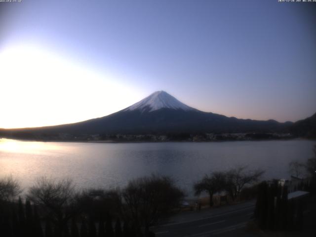 河口湖からの富士山