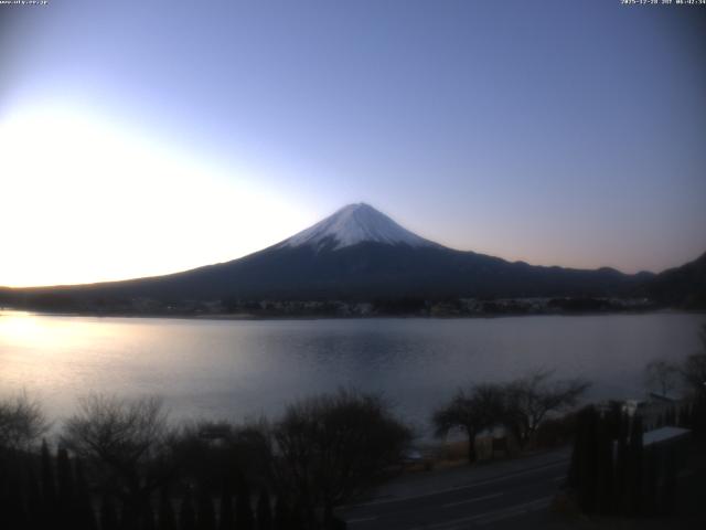 河口湖からの富士山