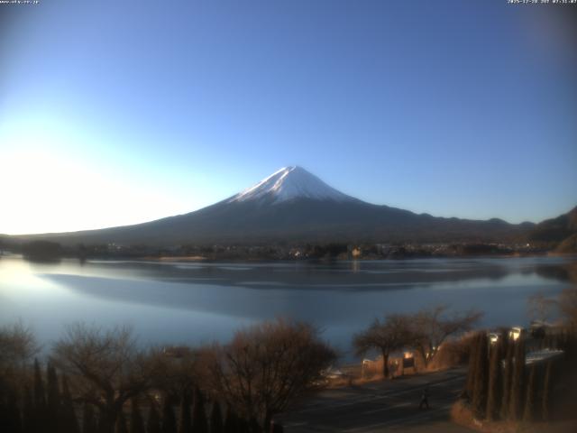 河口湖からの富士山