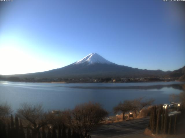 河口湖からの富士山