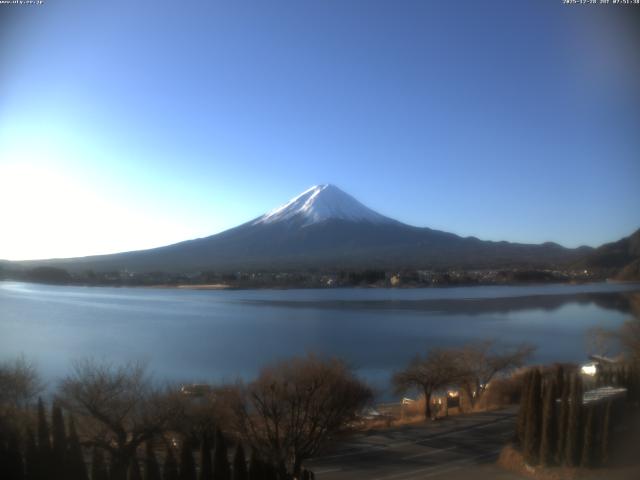 河口湖からの富士山