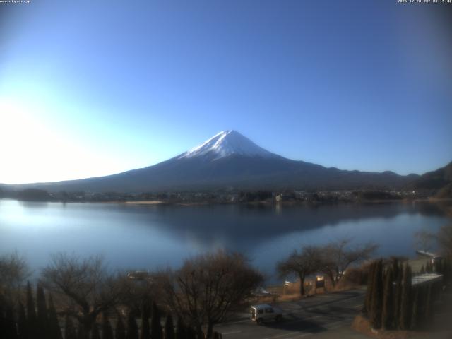 河口湖からの富士山