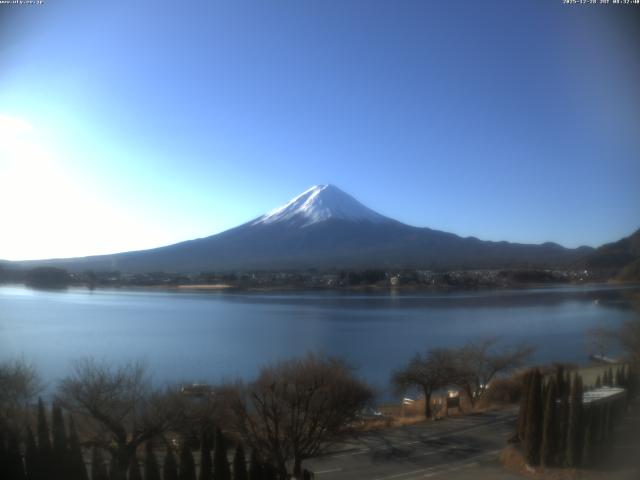 河口湖からの富士山