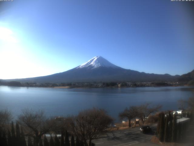 河口湖からの富士山
