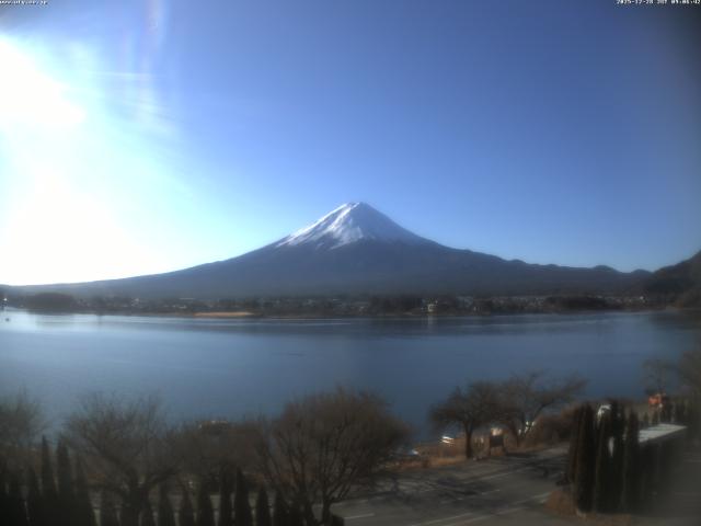 河口湖からの富士山