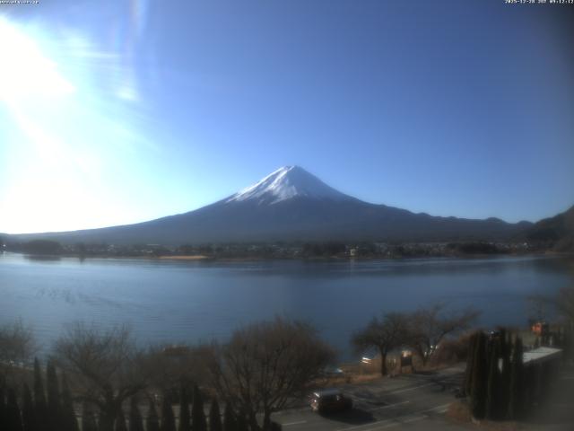 河口湖からの富士山