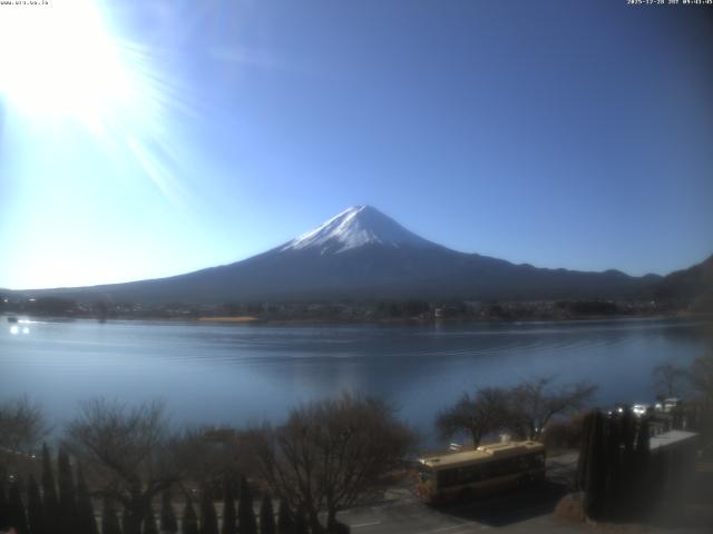 河口湖からの富士山
