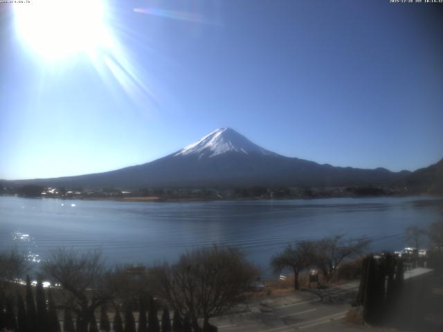 河口湖からの富士山