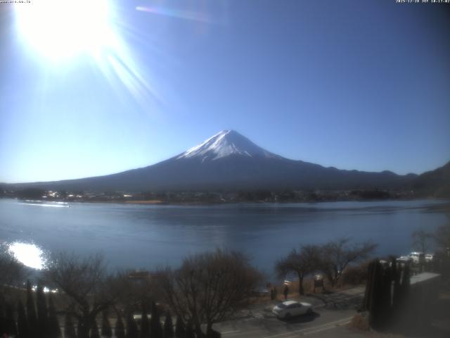 河口湖からの富士山