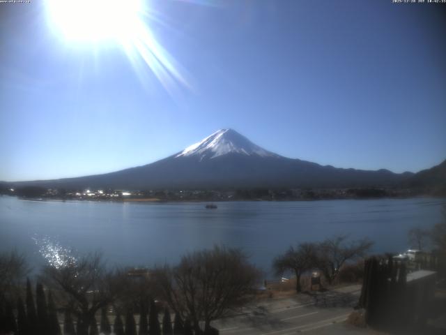 河口湖からの富士山