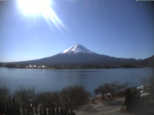 河口湖からの富士山