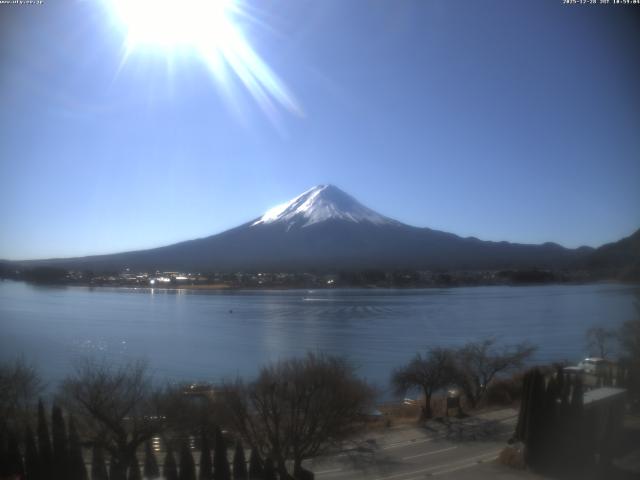 河口湖からの富士山