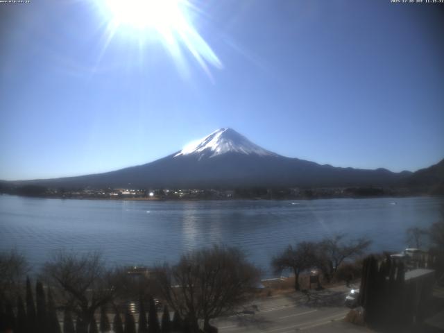 河口湖からの富士山
