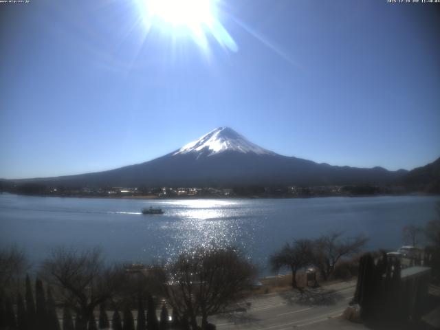 河口湖からの富士山